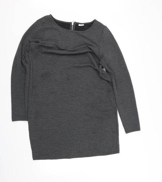 Jaqueline deYong Womens Grey   Fit & Flare  Size 12