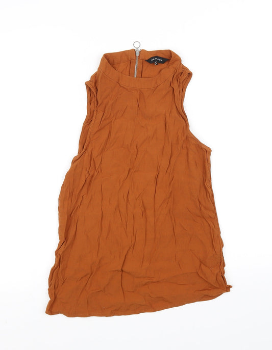 New Look Womens Orange   Fit & Flare  Size 10