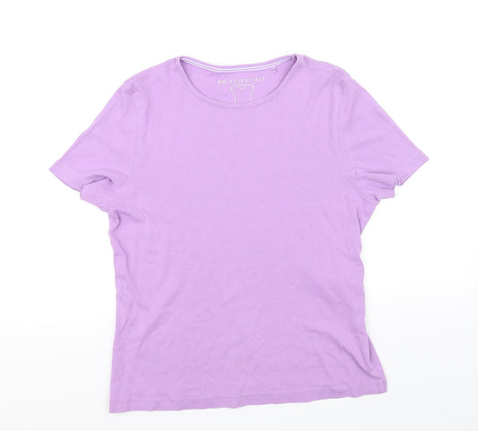 BM collection Womens Purple   Basic T-Shirt Size M