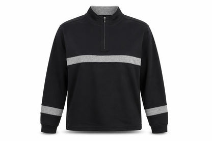 Front view of fj women’s black jumper, size L