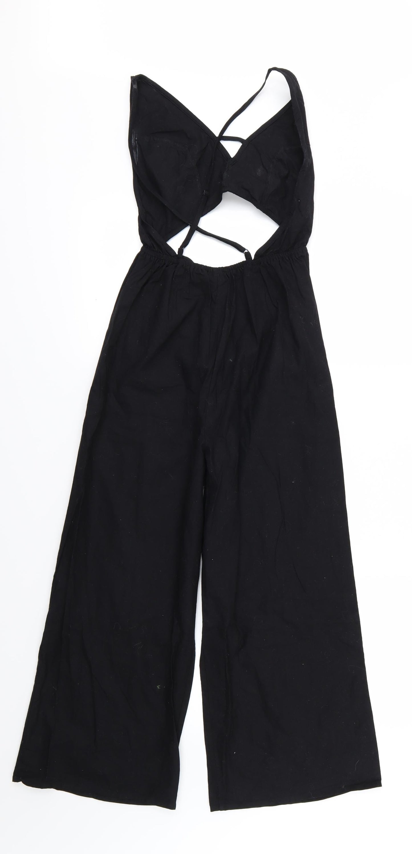 ASOS Womens Black  Woven Jumpsuit One-Piece Size 4 L22 in
