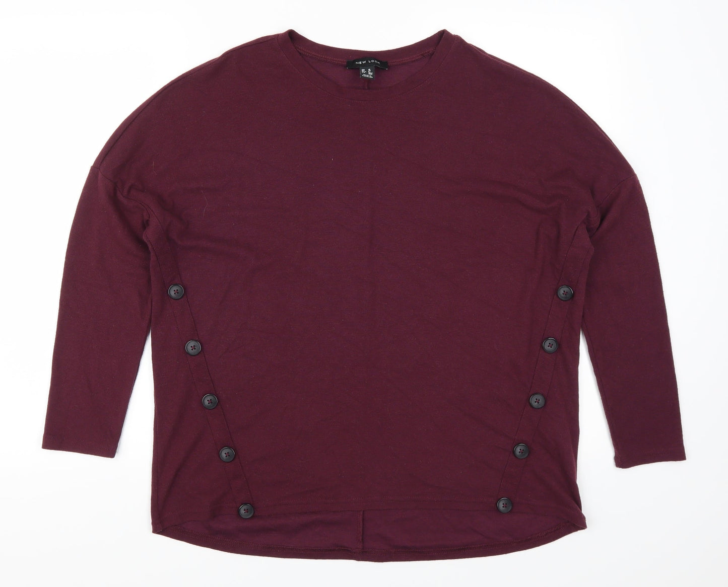 New Look Womens Purple   Pullover Jumper Size 10  - Plum