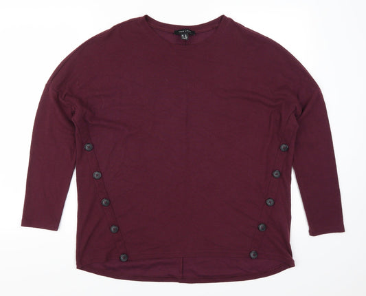 New Look Womens Purple   Pullover Jumper Size 10  - Plum