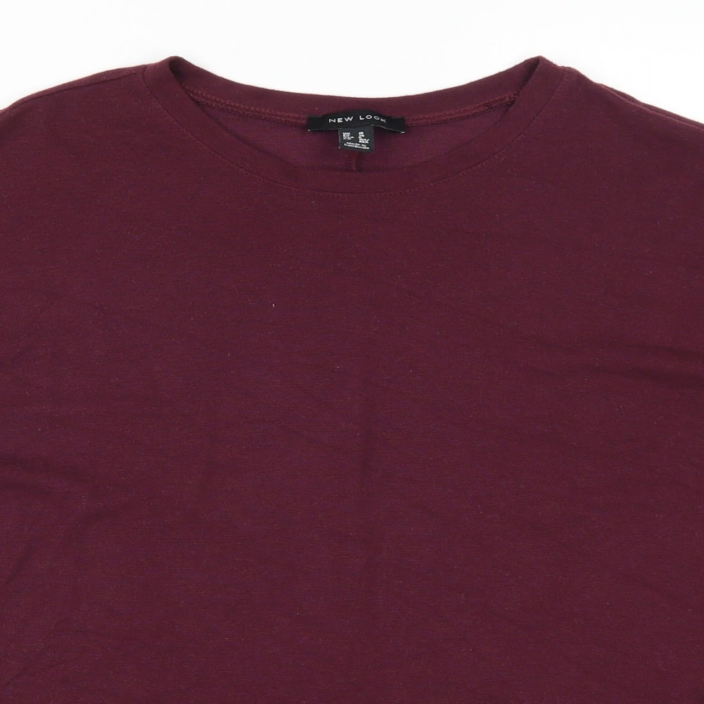 New Look Womens Purple   Pullover Jumper Size 10  - Plum