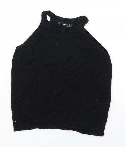 Additional front view of Atmosphere women’s black basic tank, size UK 6
