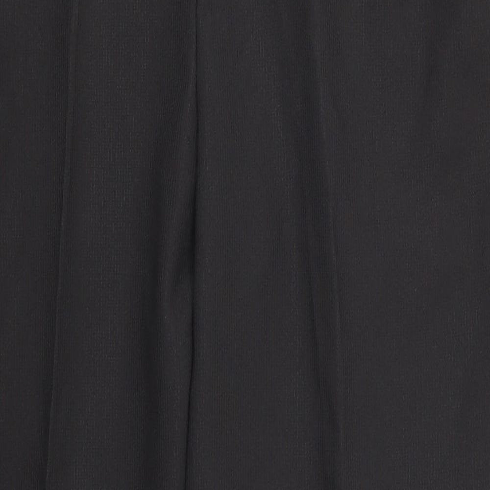 Papaya Womens Black   Trousers  Size 12 L27 in