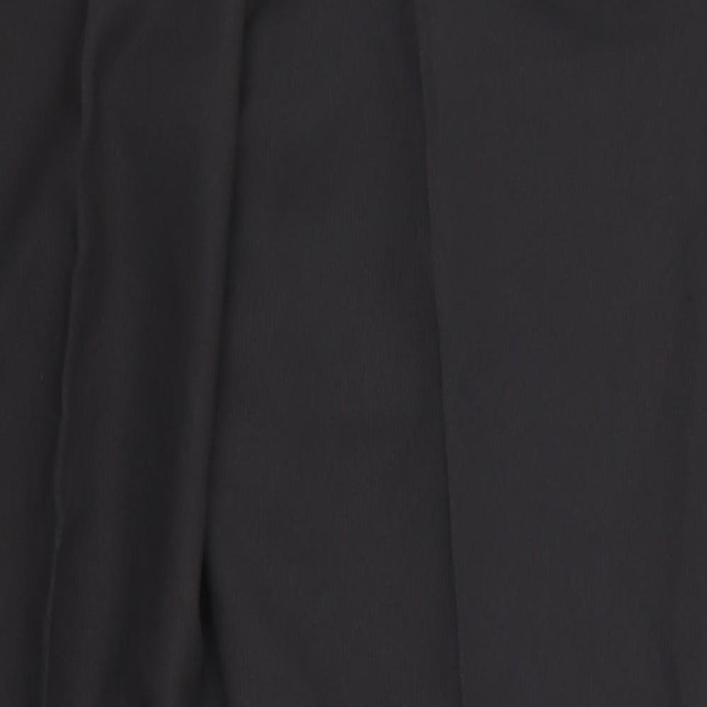 Papaya Womens Black   Trousers  Size 12 L27 in