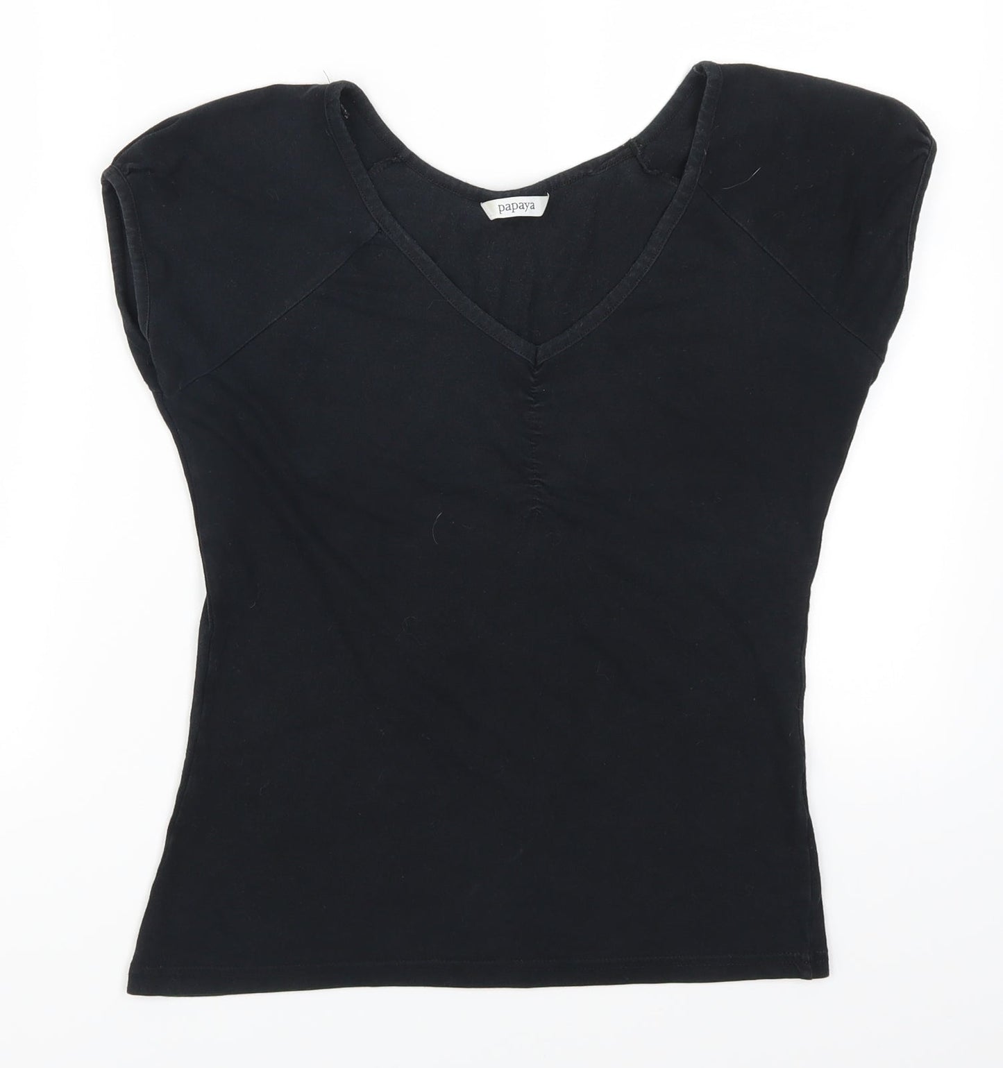 Ppaya Womens Black   Basic T-Shirt Size 12