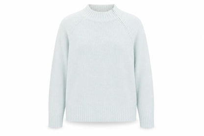 Front view of Berkertex women’s blue jumper, size UK 18