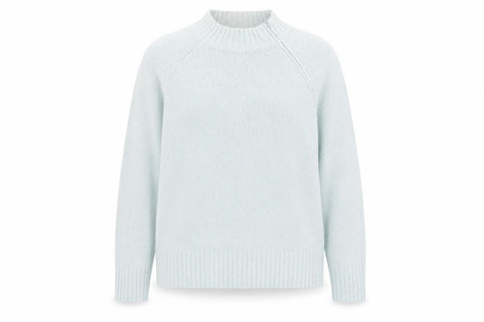 Front view of Berkertex women’s blue jumper, size UK 18
