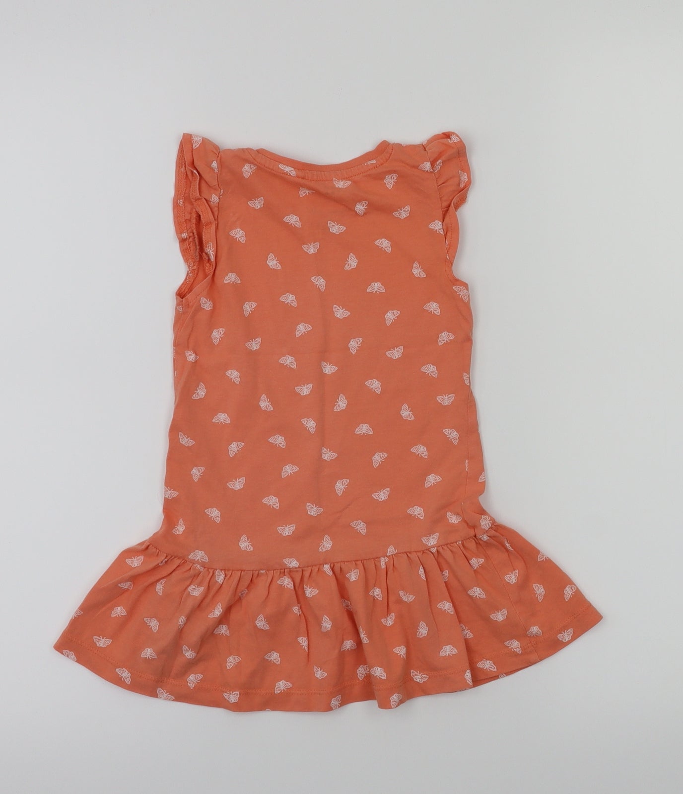 basic needs  Orange   Fit & Flare  Size 18-24 Months