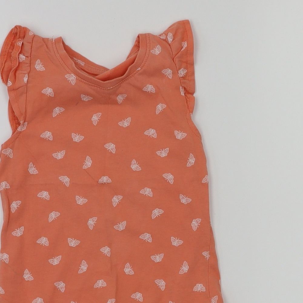 basic needs  Orange   Fit & Flare  Size 18-24 Months
