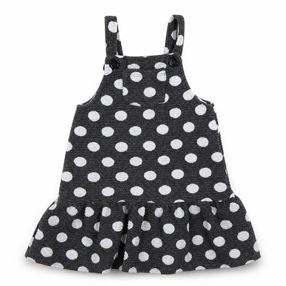 George Girls Grey Polka Dot  A-Line  Size 3-4 Years