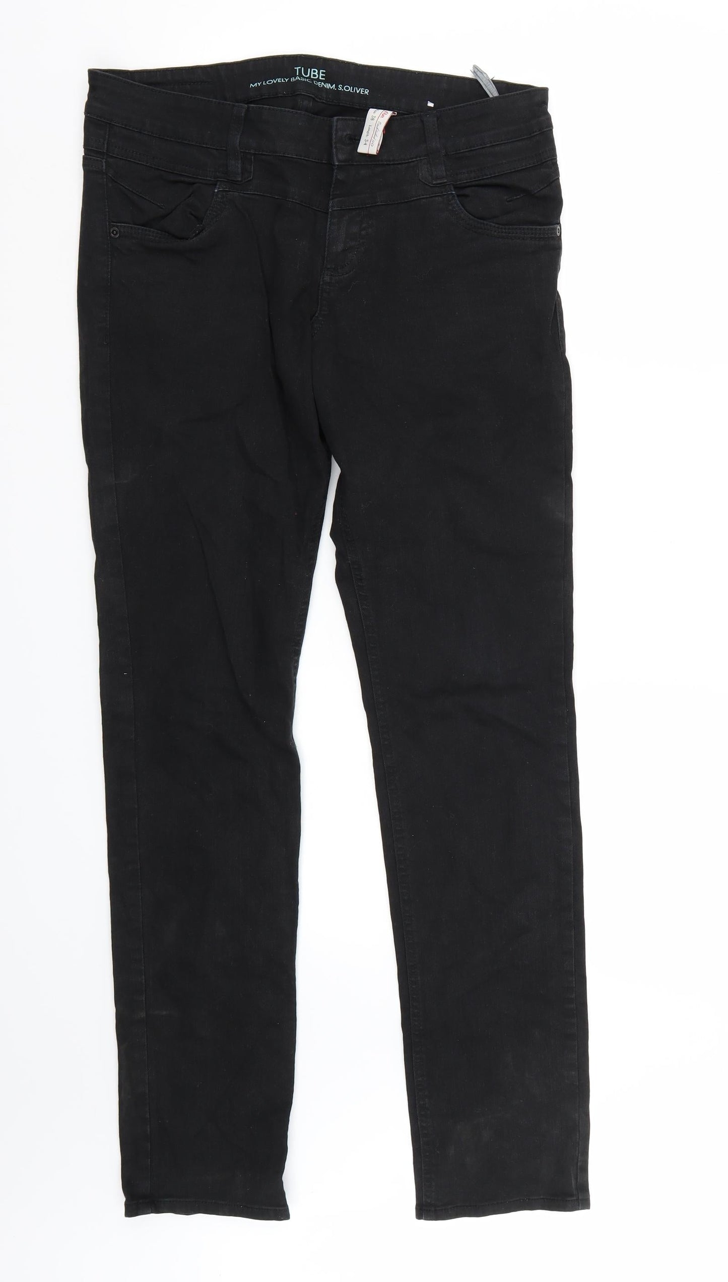 St oliver Womens Black   Straight Jeans Size 38 L34 in