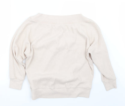 Back view of New Look women’s beige jumper, size S