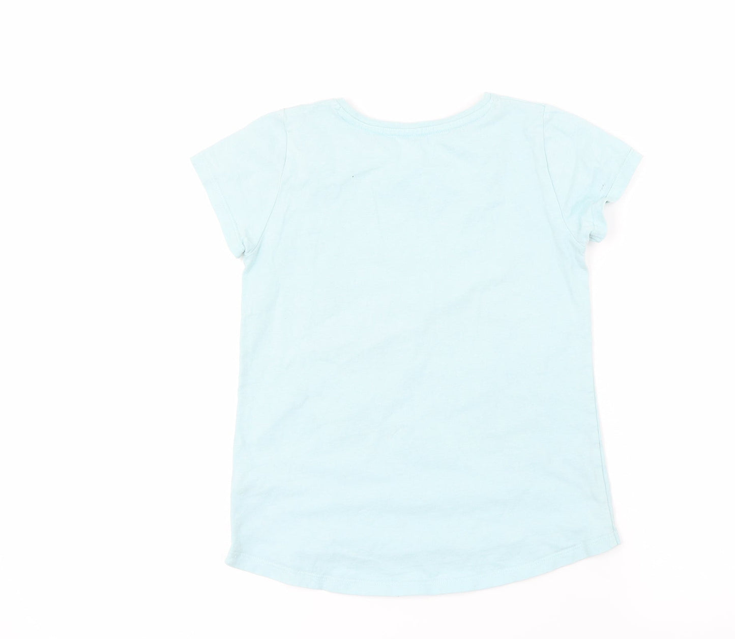 Nutmeg Girls Blue   Basic T-Shirt Size 8-9 Years