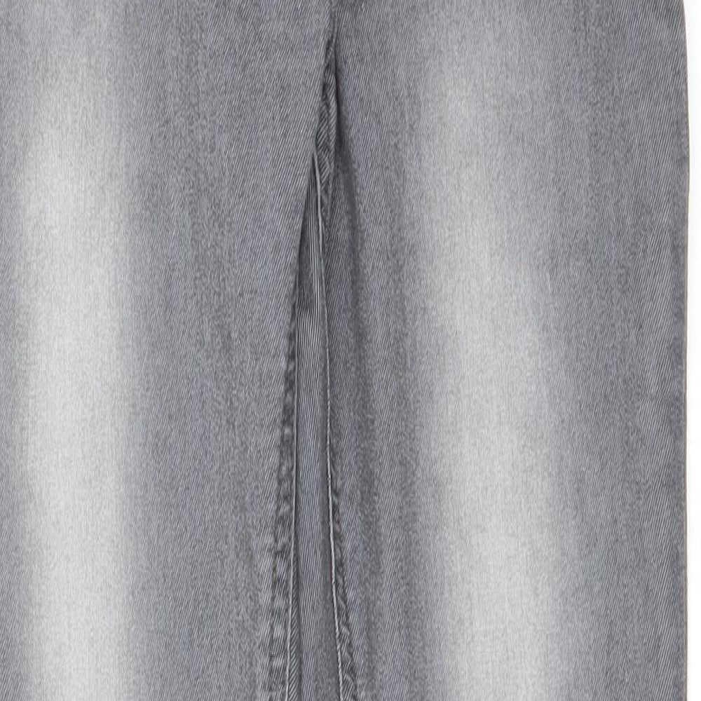Preworn Womens Grey   Straight Jeans Size 26 in L25 in