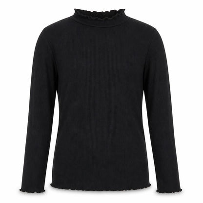 Front view of F&F girls’ black jumper, size 13-14, years