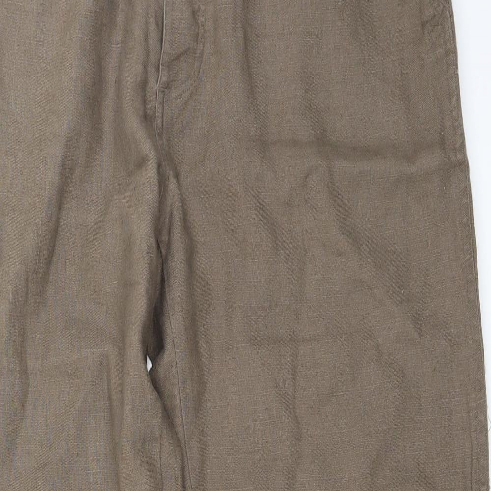 Preworn Womens Brown   Trousers  Size 32 in L29 in
