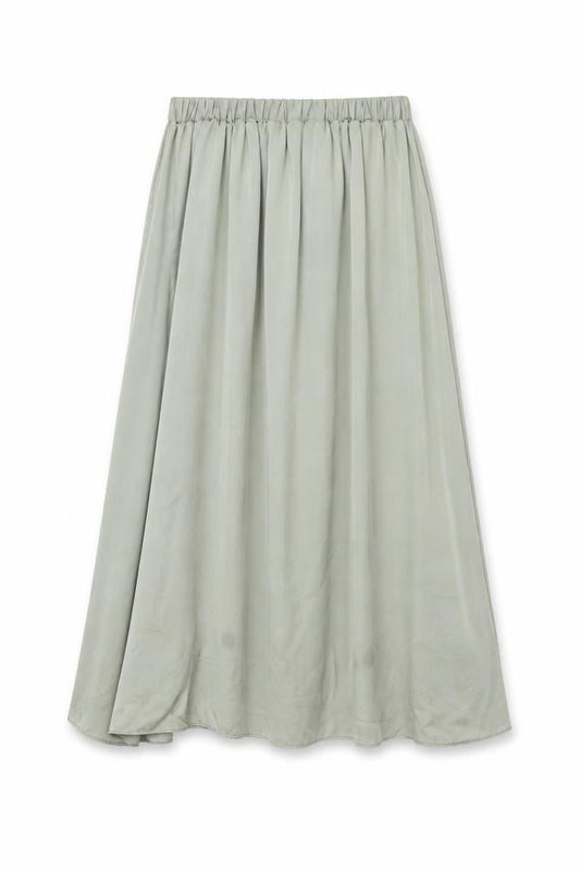 Front view of George women’s green a-line skirt, size UK 30, in
