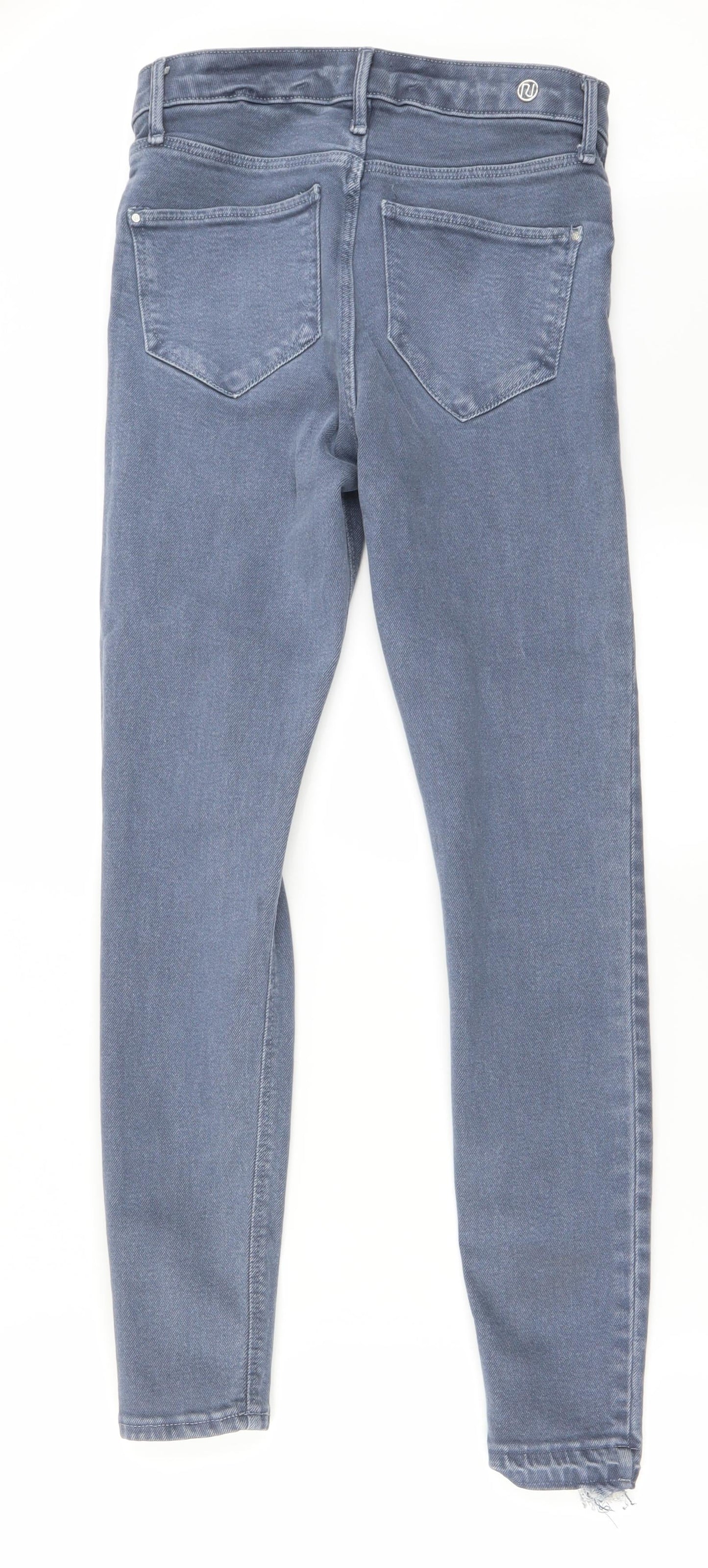 Preworn Womens Blue   Skinny Jeans Size 8 L25 in