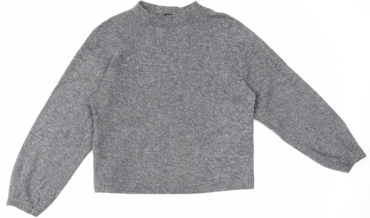 Zara Womens Grey   Pullover Jumper Size S