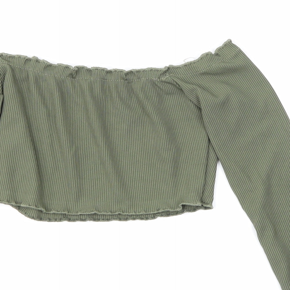 Prague Girls Green   Basic Tank Size 6 Years