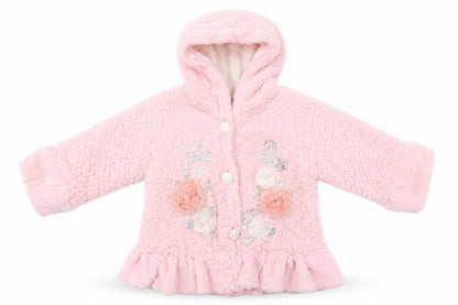 Front view of Acme girls’ pink jacket, size 6, years