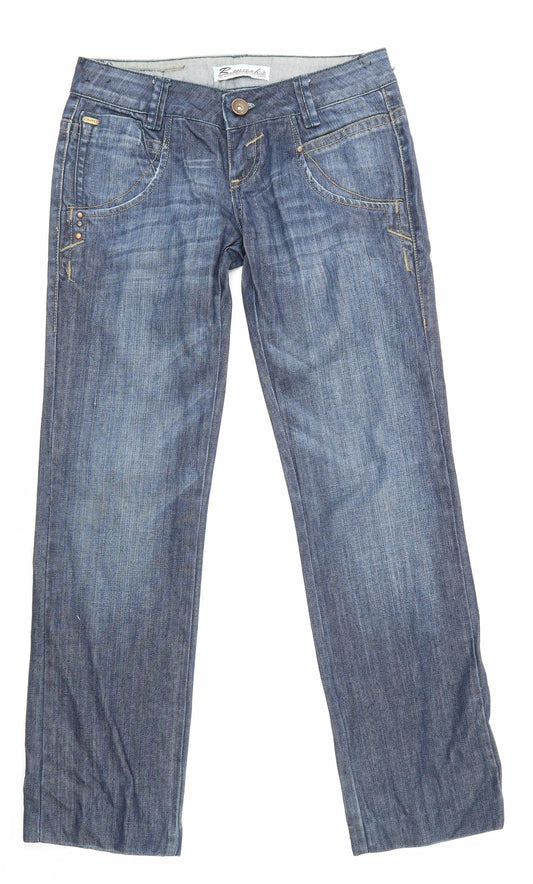 rm Mens Blue  Denim Straight Jeans Size 27 in L34 in