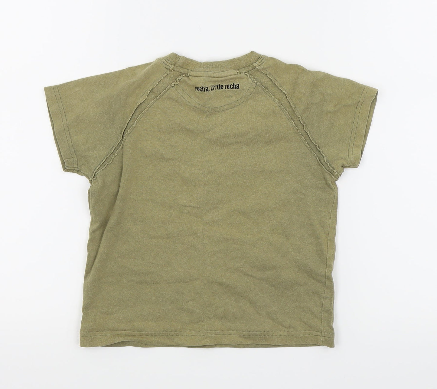 Debenhams Boys Green   Basic T-Shirt Size 2-3 Years