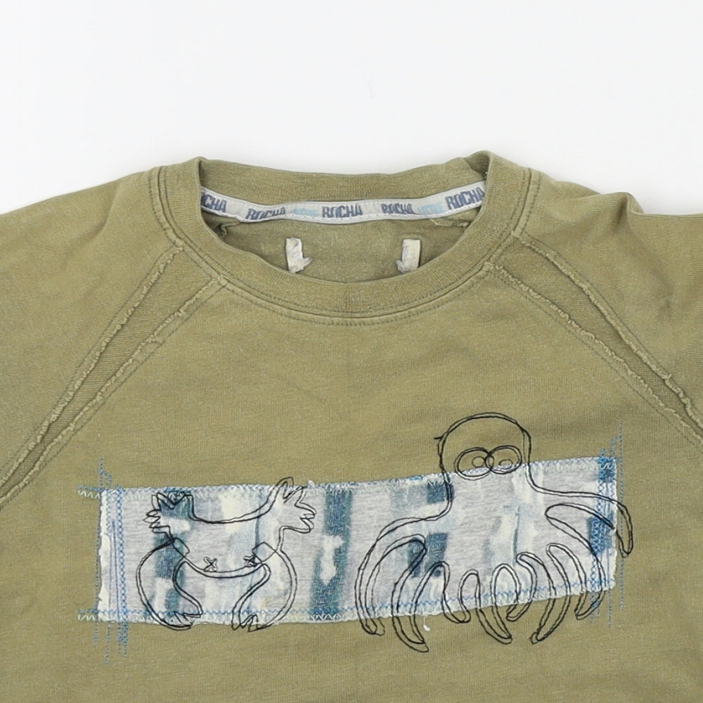 Debenhams Boys Green   Basic T-Shirt Size 2-3 Years
