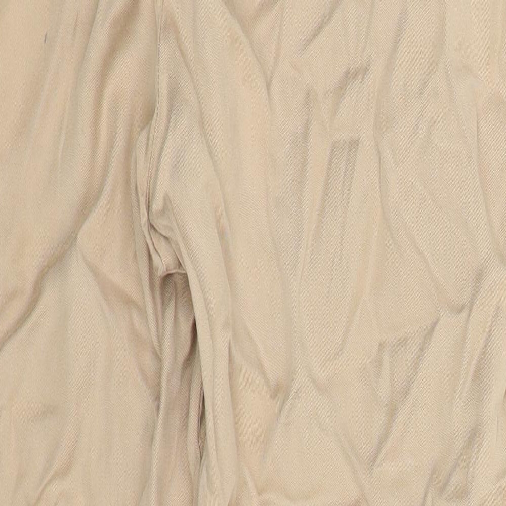 Lindex Womens Beige   Cropped Trousers Size 12 L23 in