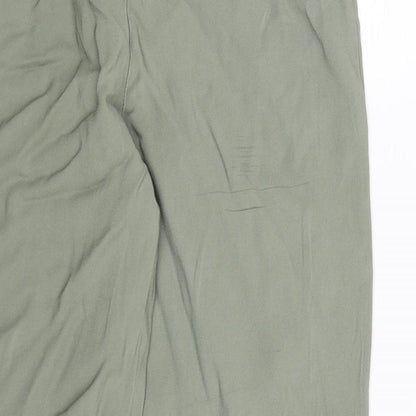 Brand and care label for Topshop women’s grey trousers, size UK 6, 25-inch leg
