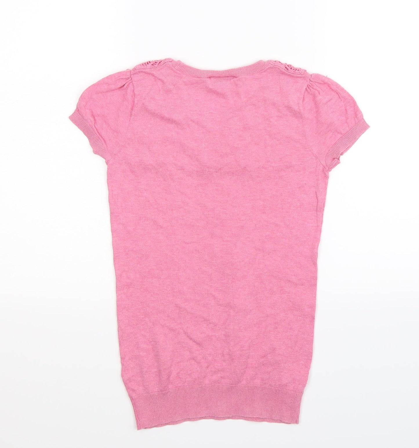Topshop Womens Pink  Knit Pullover Jumper Size 6