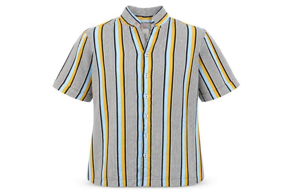 River Island Womens Multicoloured Striped  Basic Button-Up Size XS