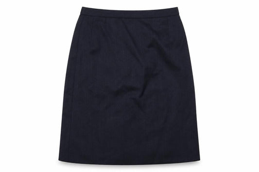 Front view of Preworn women’s blue a-line skirt