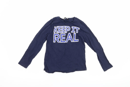 PEP & CO Boys Blue   Basic T-Shirt Size 6-7 Years  - Keep it real