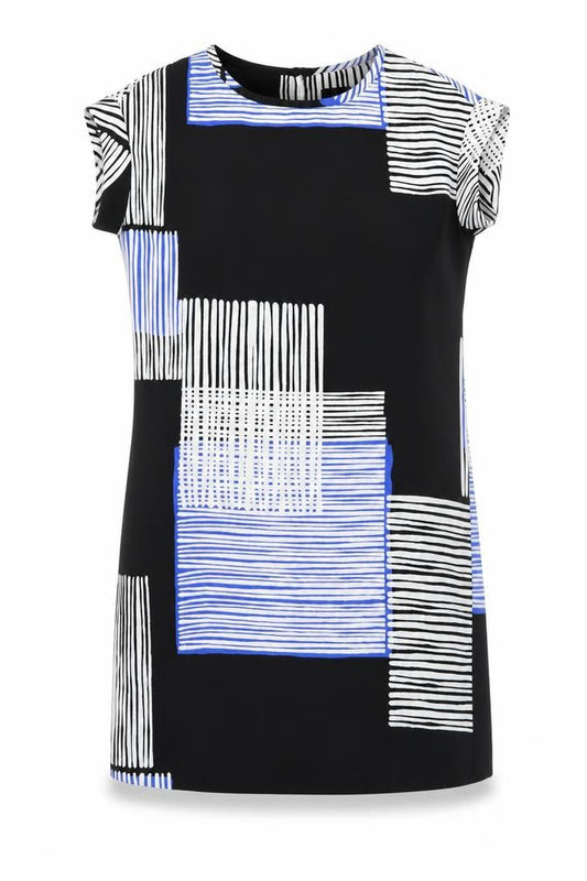 NEXT Womens Black Striped  Shift  Size 8