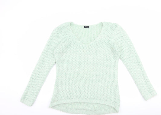 F&F Womens Green   Pullover Jumper Size 16