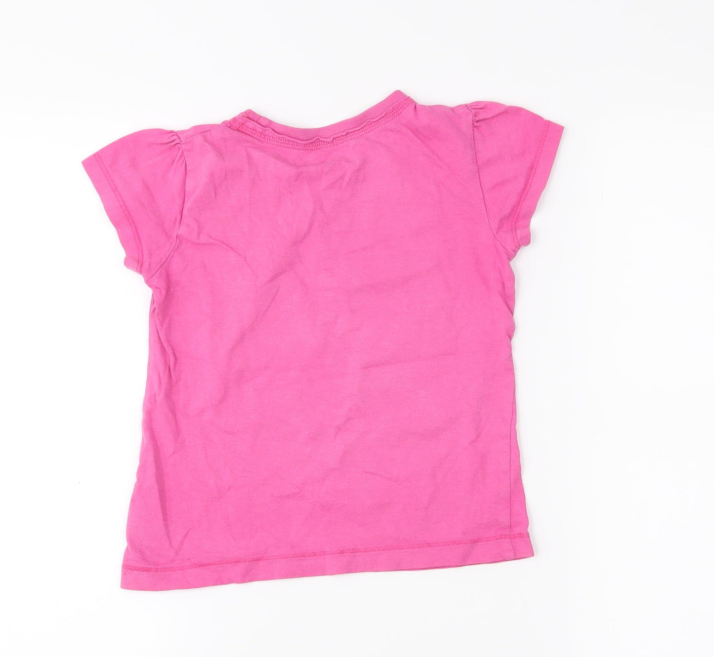 St Bernard Girls Pink   Basic T-Shirt Size 5 Years