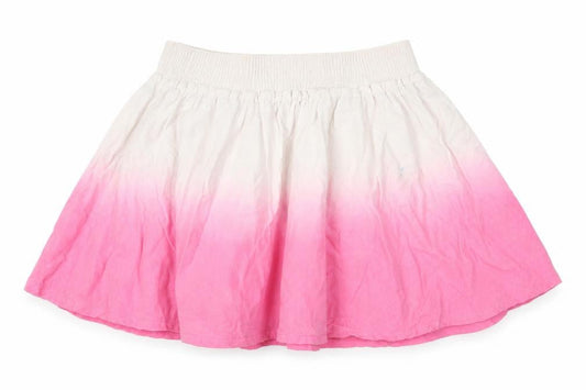 Front view of Indigo girls’ pink ombré swing skirt, size 7, years