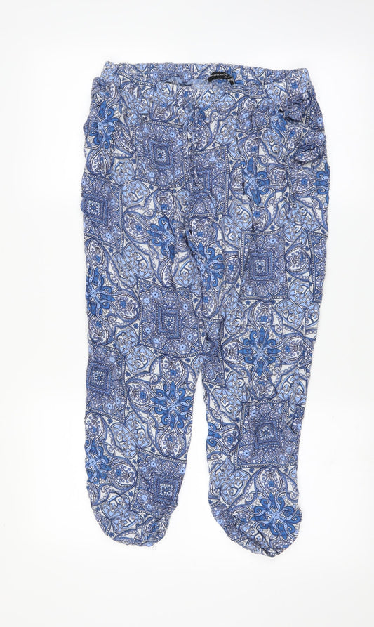 Atmosphere Womens Blue   Trousers  Size 14 L22 in