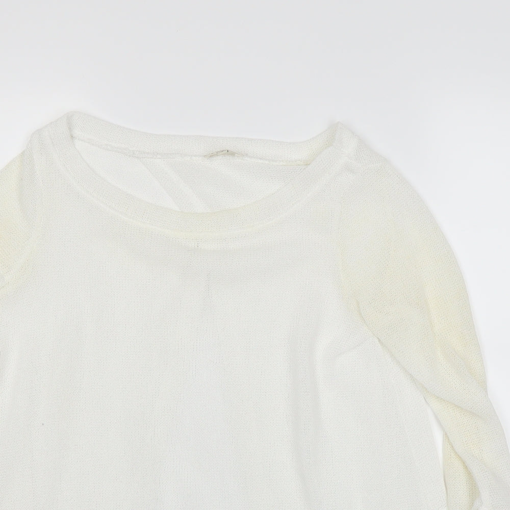 River Island Womens White   Basic T-Shirt Size 6