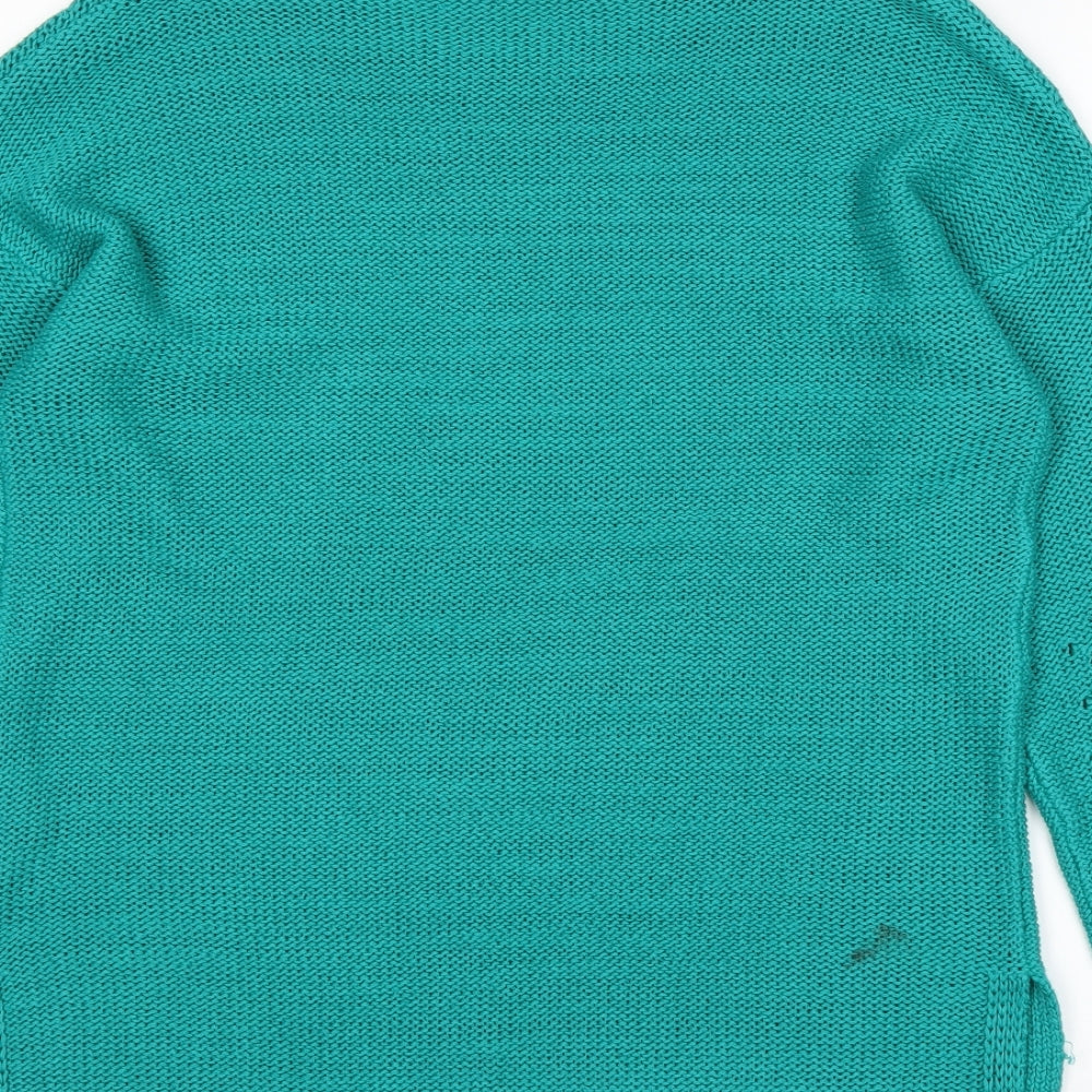 F&F Womens Green   Pullover Jumper Size 12