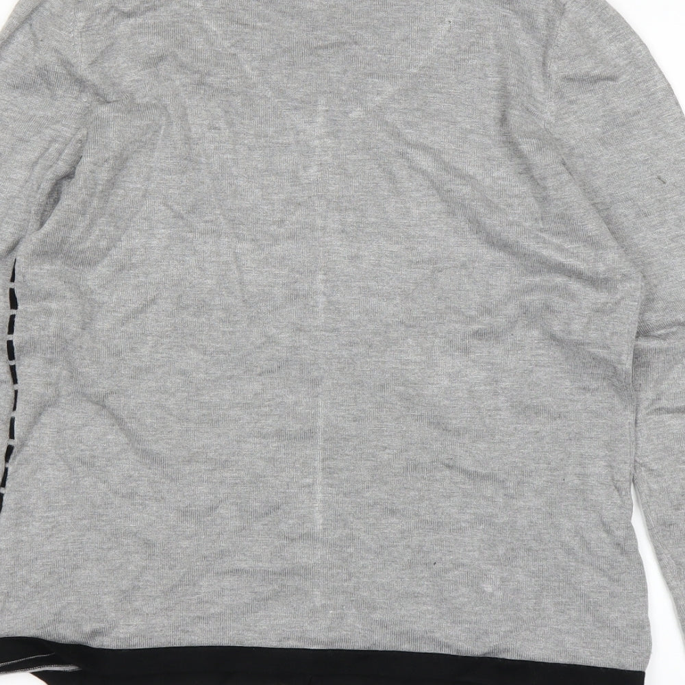 Anne Smith Womens Grey   Basic T-Shirt Size M