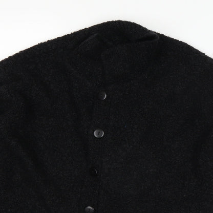 Close-up detail of Offshoot women’s black jacket, size L
