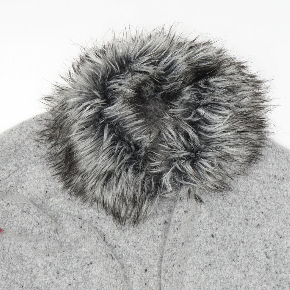Primark Girls Grey   Jacket  Size 7-8 Years
