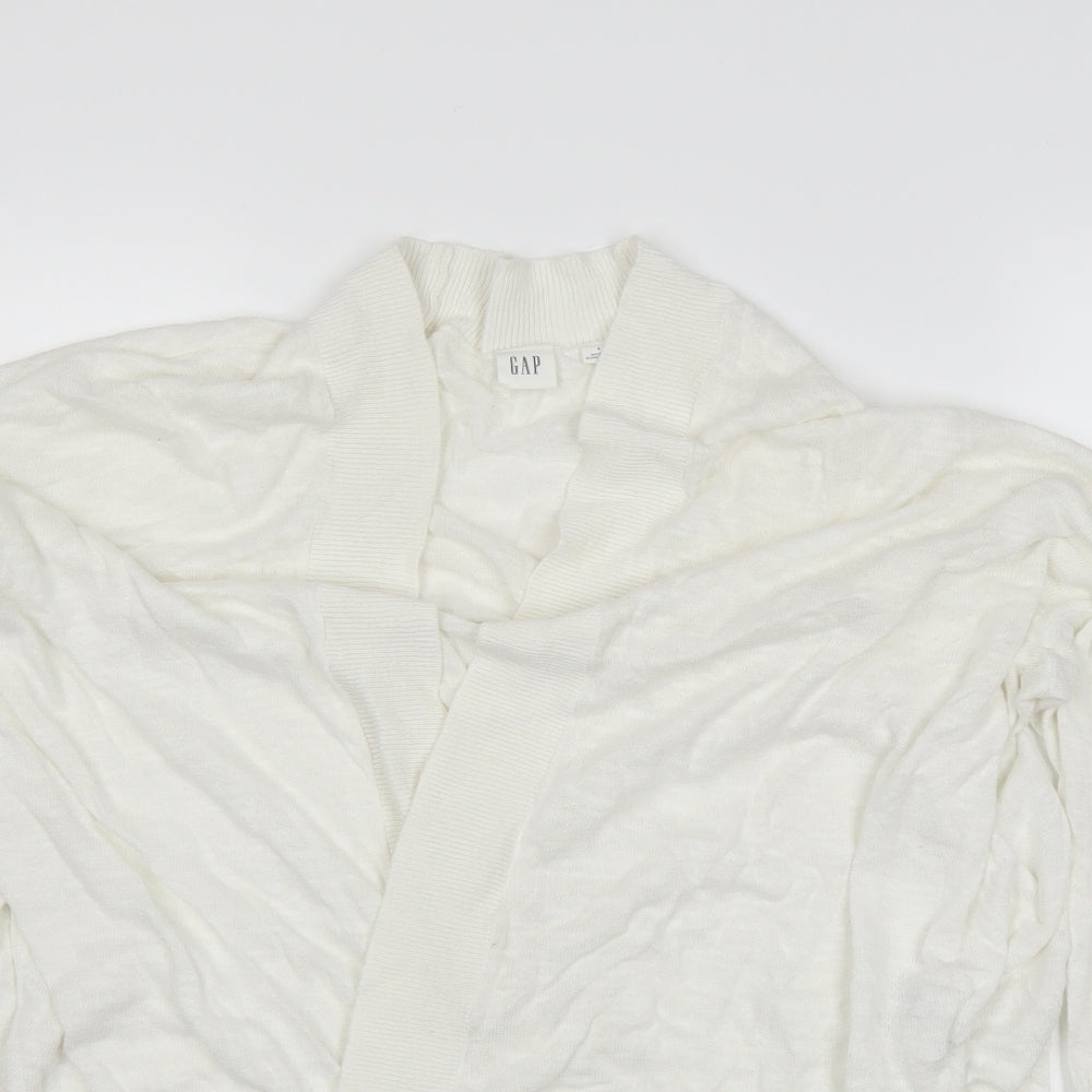 Gap Womens White   Cardigan Jumper Size S