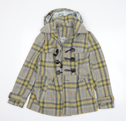 Front view of F&F women’s grey jacket, size UK 14