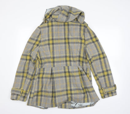 Back view of F&F women’s grey jacket, size UK 14